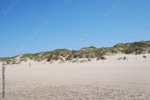 Photography Dunes on the beach of Callantsoog at the North Sea in the Netherlands