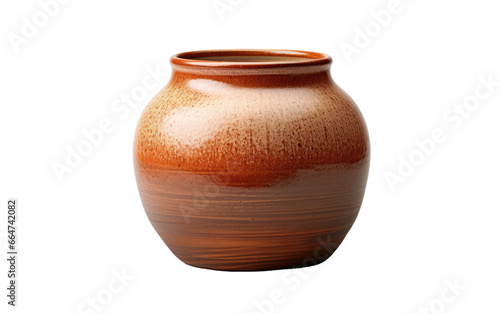 Pottery Vintage Style Artwork on White or PNG Transparent Background.