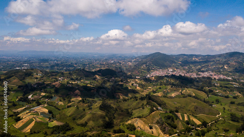 landscape with mountains