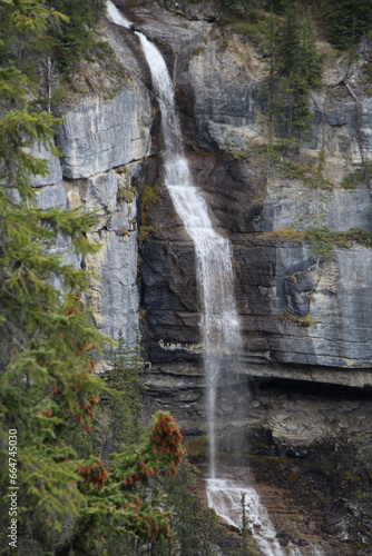 waterfall in the mountains  Banff National Park  Alberta