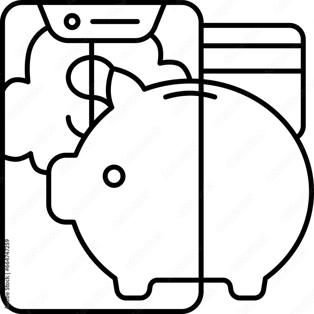 Obraz premium fintech icon