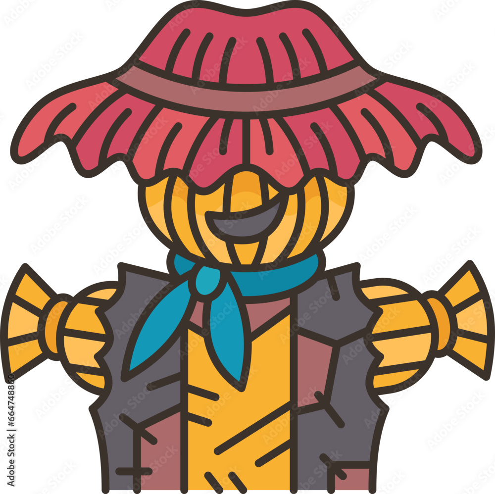 Obraz premium scarecrow icon