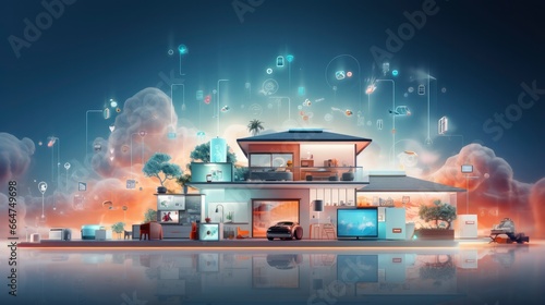 A Glimpse into the Connected Smart Home of Tomorrow. © Md