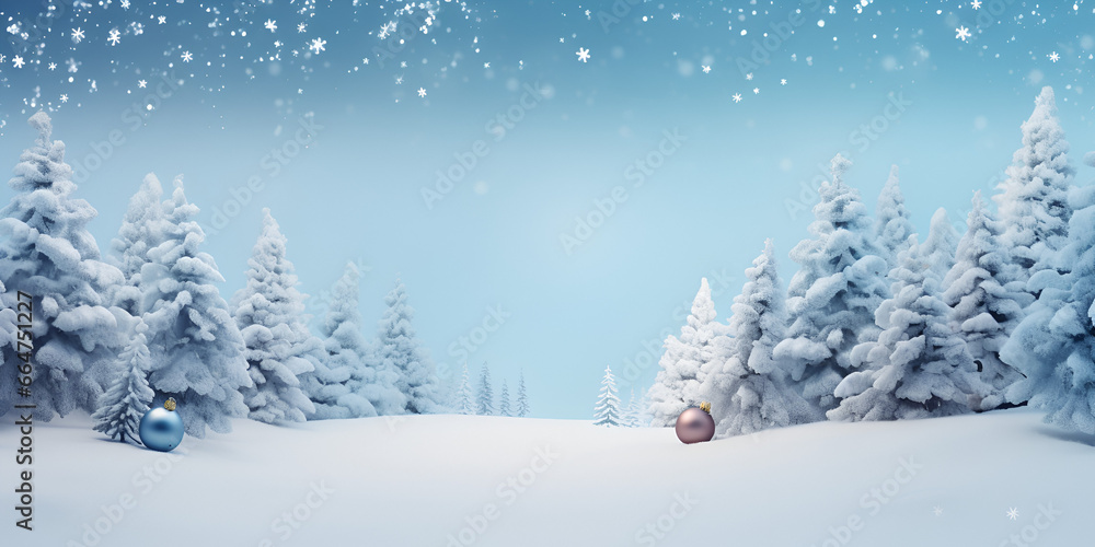Christmas Snow Scene