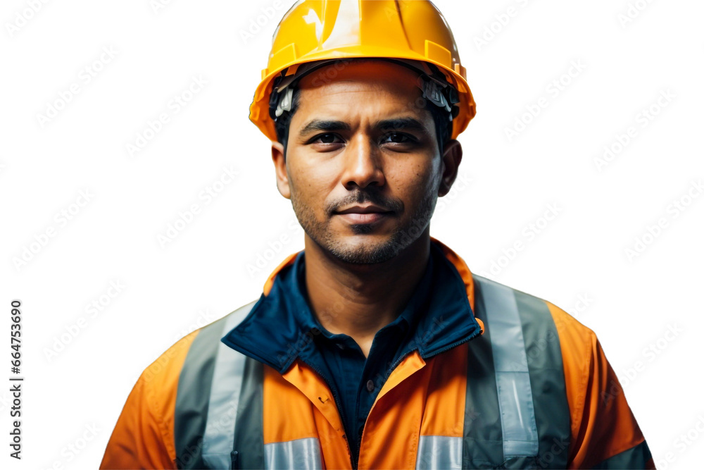 portrait of a construction worker and white background behind. worker, construction, helmet, hat, builder, engineer, safety, work. portrait of a construction worker and white background behind. worker, construction, helmet, hat, builder, engineer, safety, work.