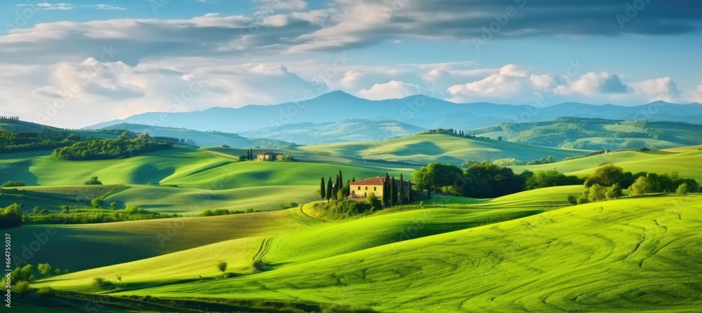 Green hills . Green hills .