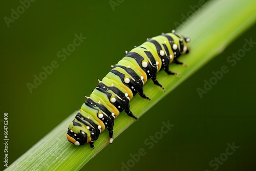 Caterpillar dovetail butterfly. photo