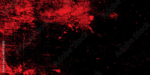 Abstract dark red grungy horror scary background. Dark red grunge concrete, stone wall texture background.