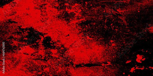 Abstract dark red grungy horror scary background. Dark red grunge concrete, stone wall texture background.