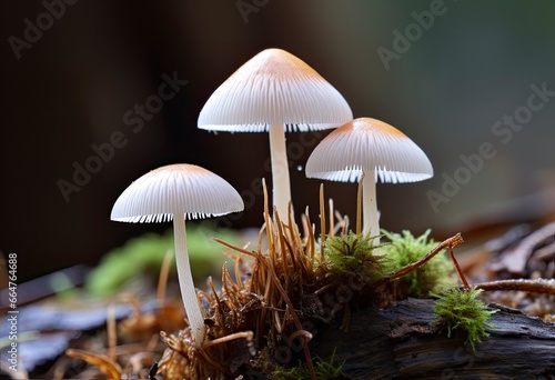 Hemimycena species mairei. photo