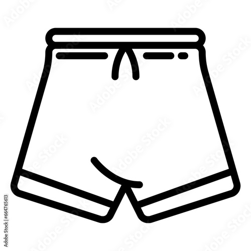 Short icon, line icon style