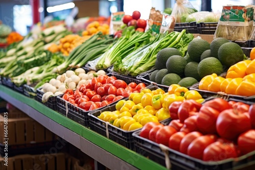 Fruits and Vegetables at City Market.