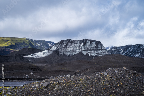 The Glacier next to Katla Volcano, Iceland photo