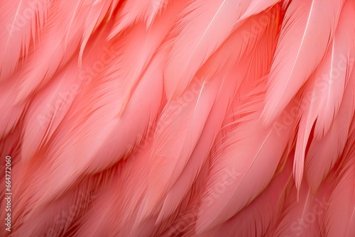 Flamingo Feather background.