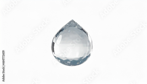 Macro Beauty Water-Drop White Background