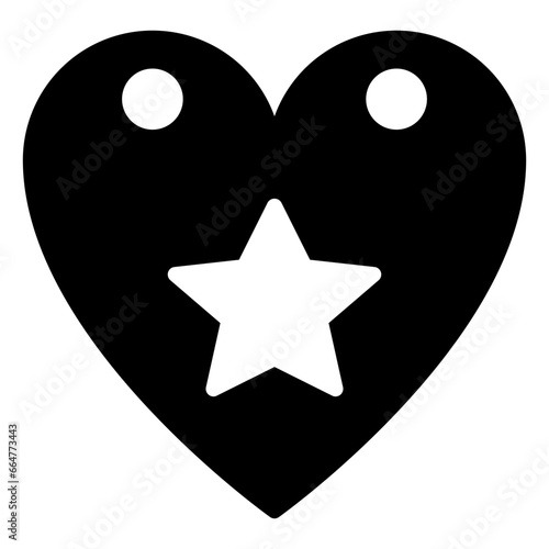 Satisfied icon, glyph icon style