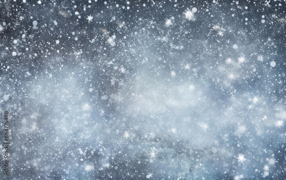Fototapeta premium Sparkling snow texture. AI Generative