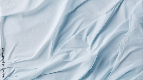 Free photo light blue crinkled paper texture