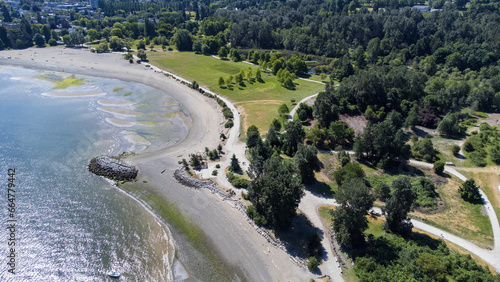 Forest surround Jericho Beach Park