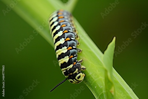 Caterpillar dovetail butterfly. © MstSanta