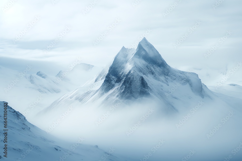 winter snowy mountain landscape winter snowy mountain landscape