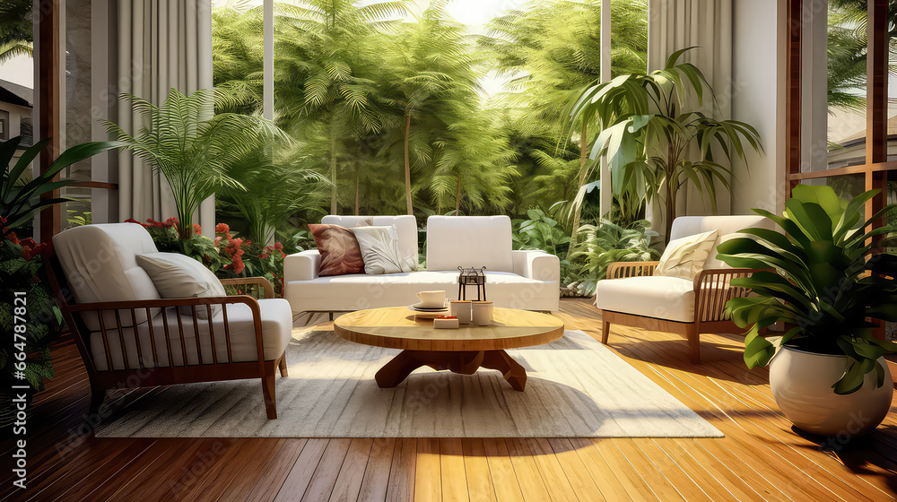 3D render home & garden concept, Home and Garden Embracing the Timeless Elegance and creating a Harmonious Fusion of Indoor 3D render home & garden concept, Home and Garden Embracing the Timeless Elegance and creating a Harmonious Fusion of Indoor