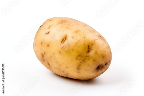 Potato isolated on white background.