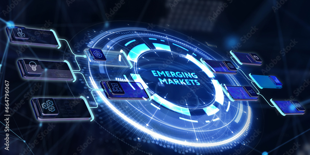 Business, Technology, Internet and network concept. Digital Marketing content planning advertising strategy concept. Emerging markets. 3d illustration Business, Technology, Internet and network concept. Digital Marketing content planning advertising strategy concept. Emerging markets. 3d illustration