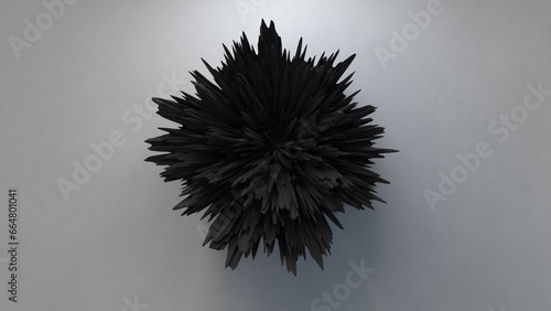 digital sculpture inspired by a flower called Chrysanthemum by Fauno (ID: 664801041)