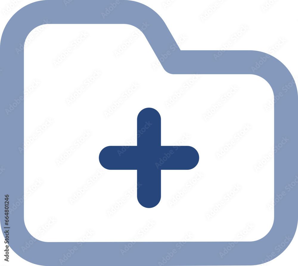 Obraz premium Folder add icon 