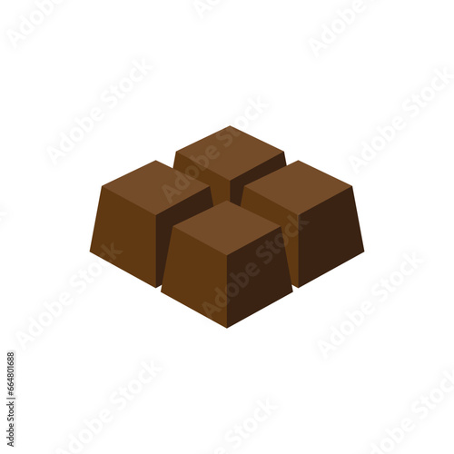 chocolate icon vector