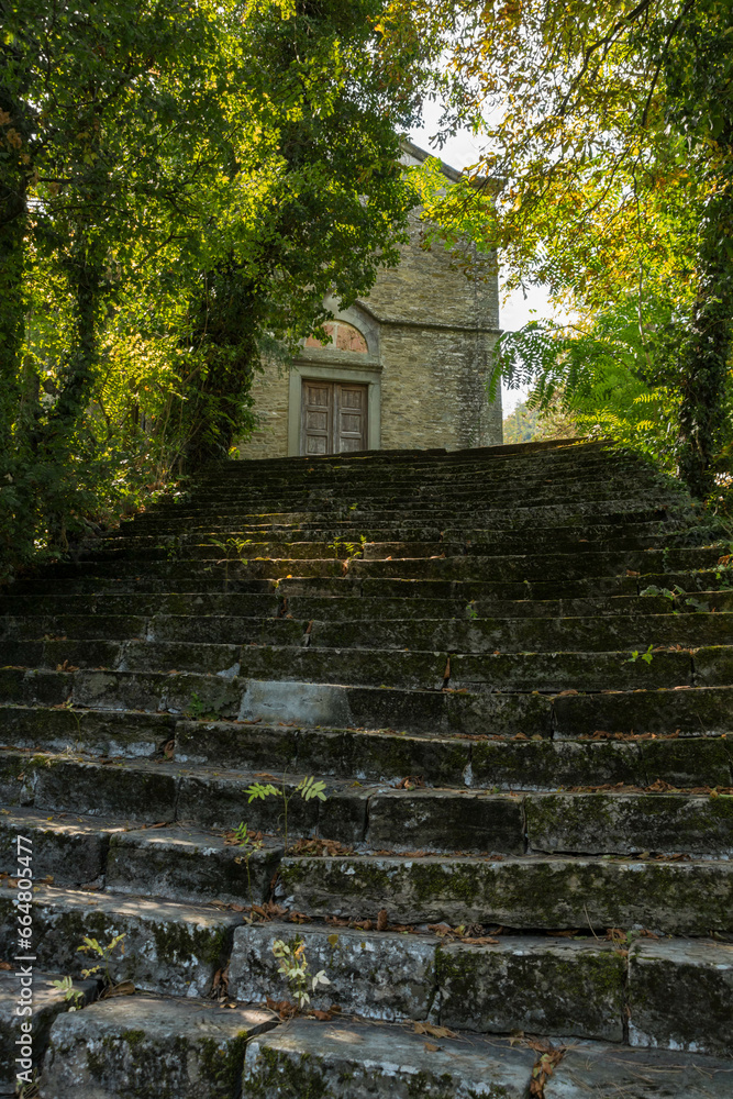 scalinata in pietra
