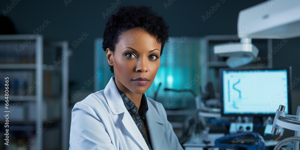 African American woman portrait African American woman portrait