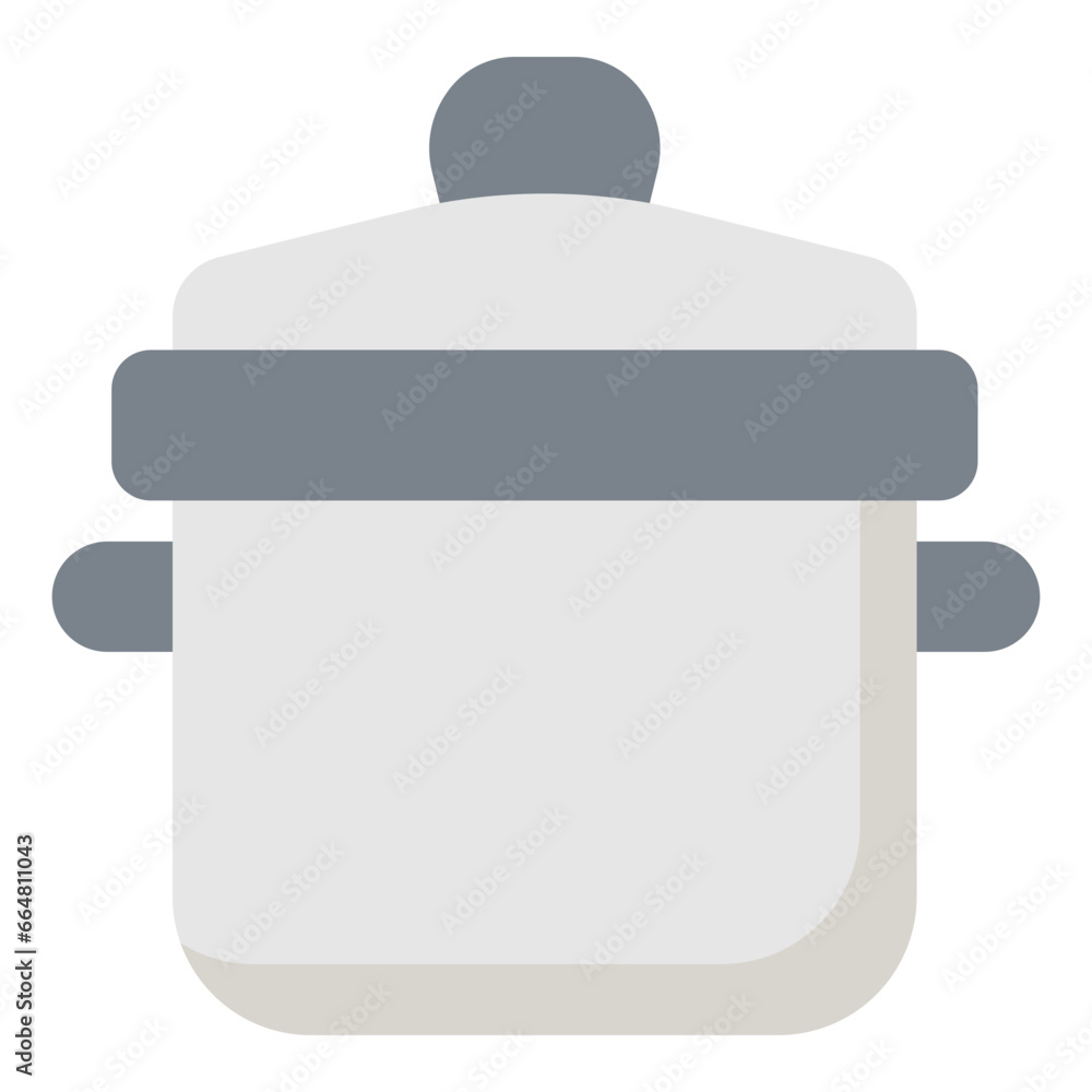 pot food icon flat style vector pot food icon flat style vector