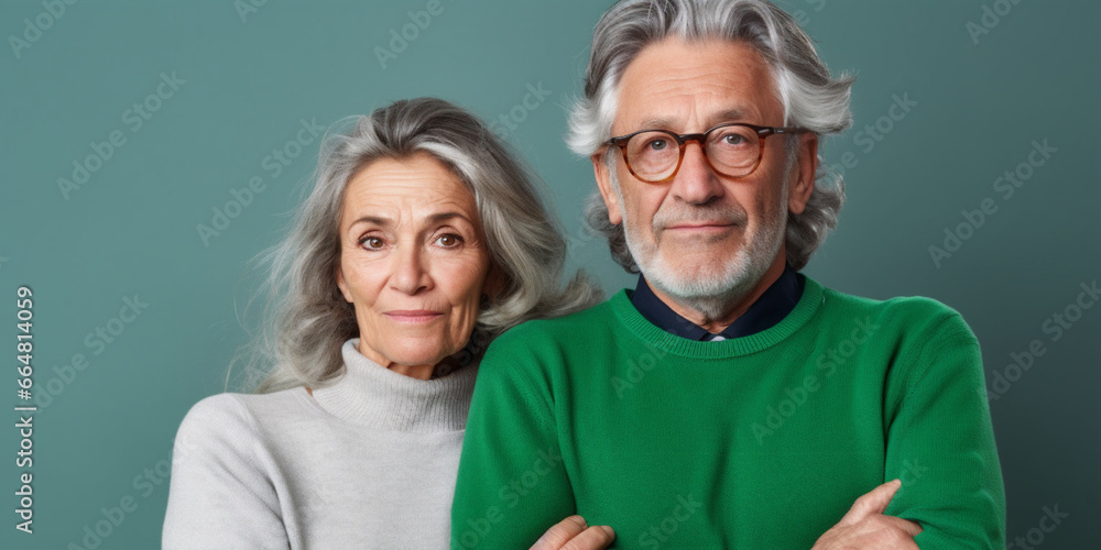 couple elderly people portrait couple elderly people portrait