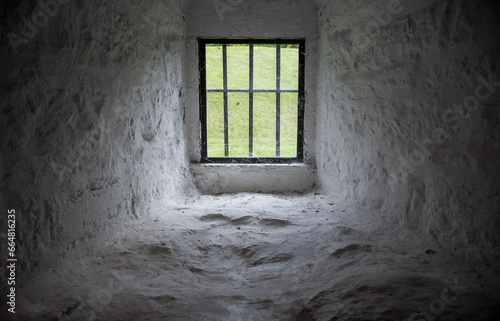 Window at Fort Lennox National Historic Site in Canada