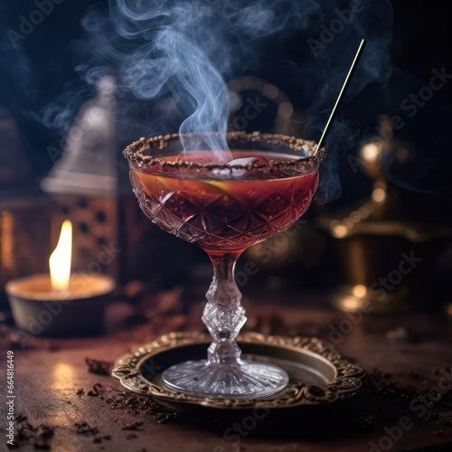 glass of cognac (ID: 664816449)