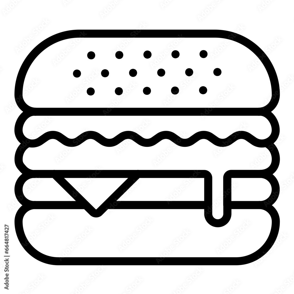 Burger Icon Style Burger Icon Style