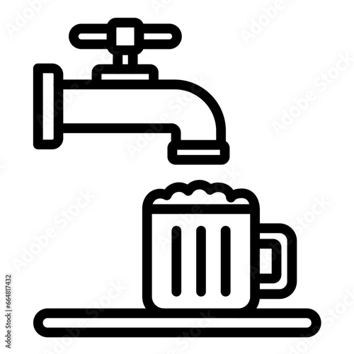 Craft Beer Icon Style
