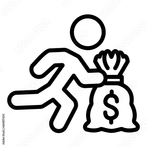 Burglary Icon Style