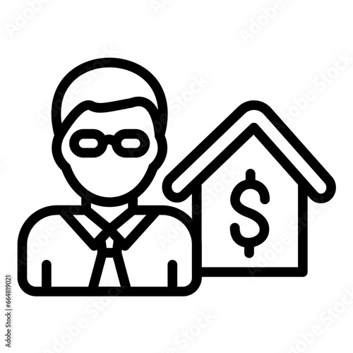 Banker Icon Style