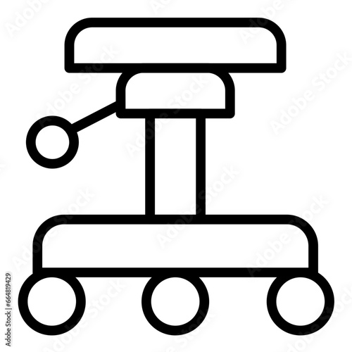 Tattoo Stool Icon Style