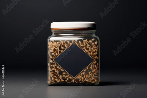 Glass Jar Mockup Template
