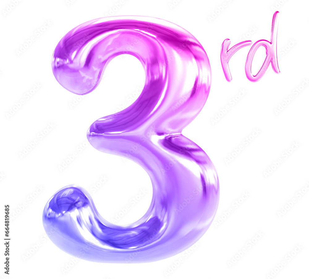 3 rd anniversary - gradient number anniversary 3 rd anniversary - gradient number anniversary