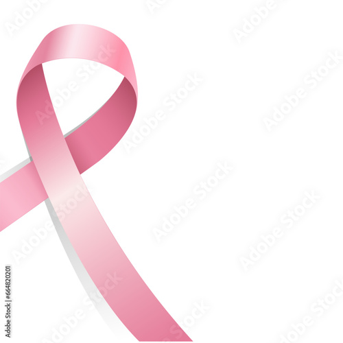 pink ribbon breast cancer day Vector Illustration