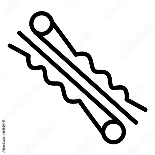 Hair Pin Icon Style