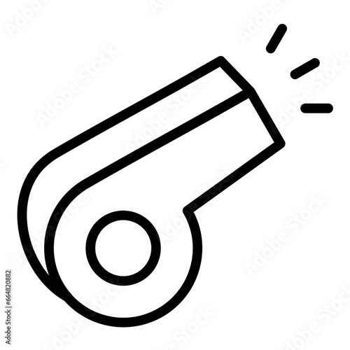 Whistle Icon Style