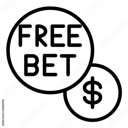 Free Bet Offers Icon Style