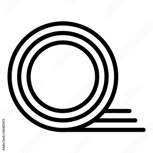 Rolled Steel Icon Style