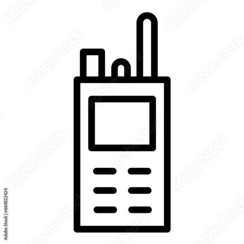 Walkie Talkie Icon Style